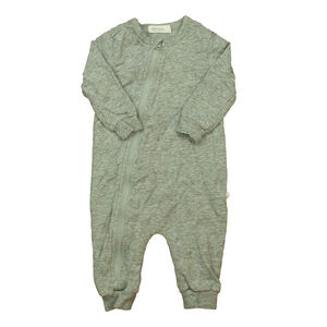Miles Boys Gray 1-piece footed Pajamas size: 6 Months